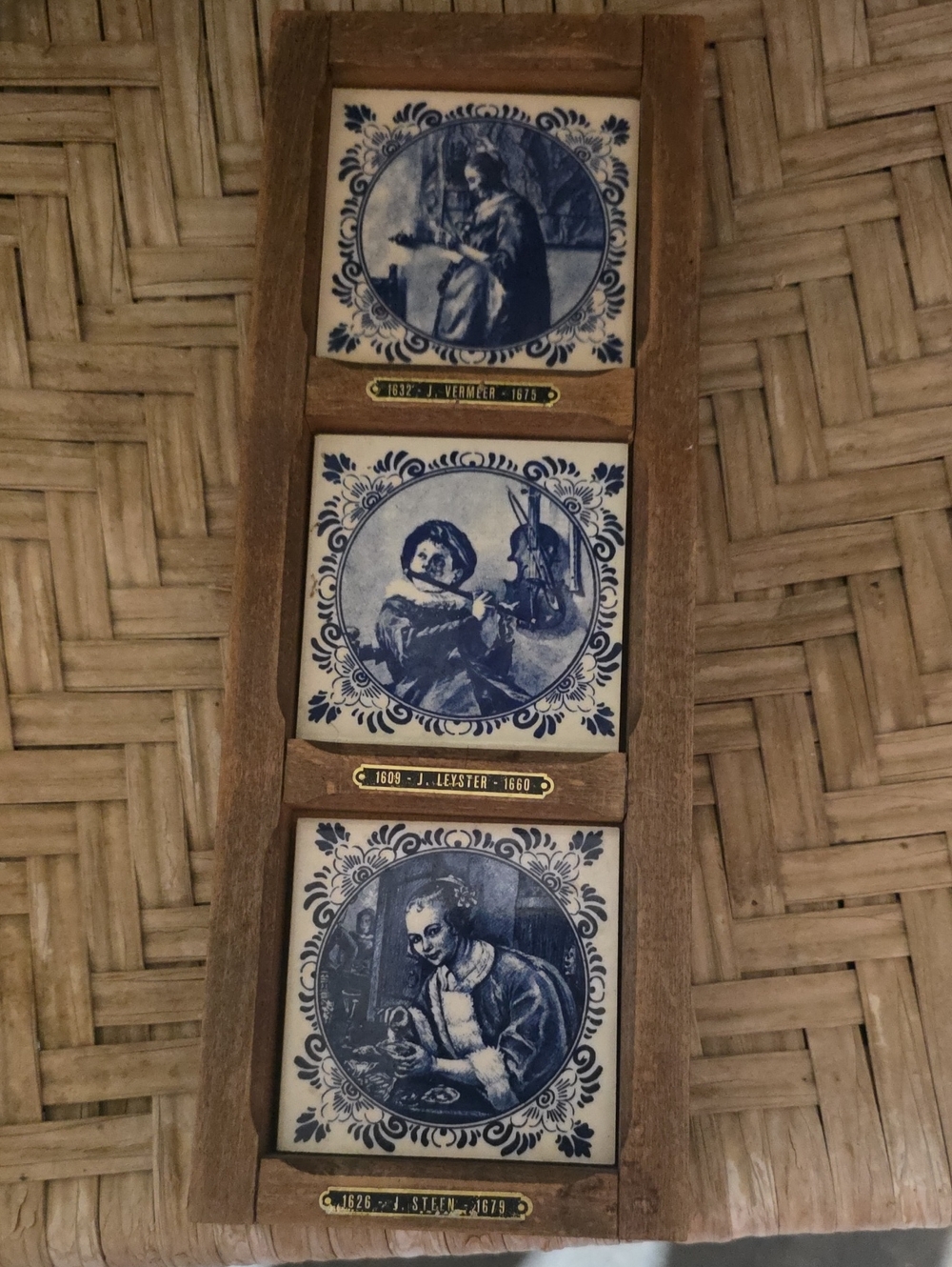 Blue Delft-Style Ceramic Tiles